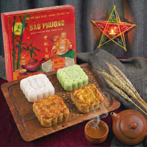 Hộp 4 bánh thập cẩm & đậu xanh