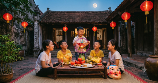 Mâm cỗ trông trăng Trung thu gồm những gì
